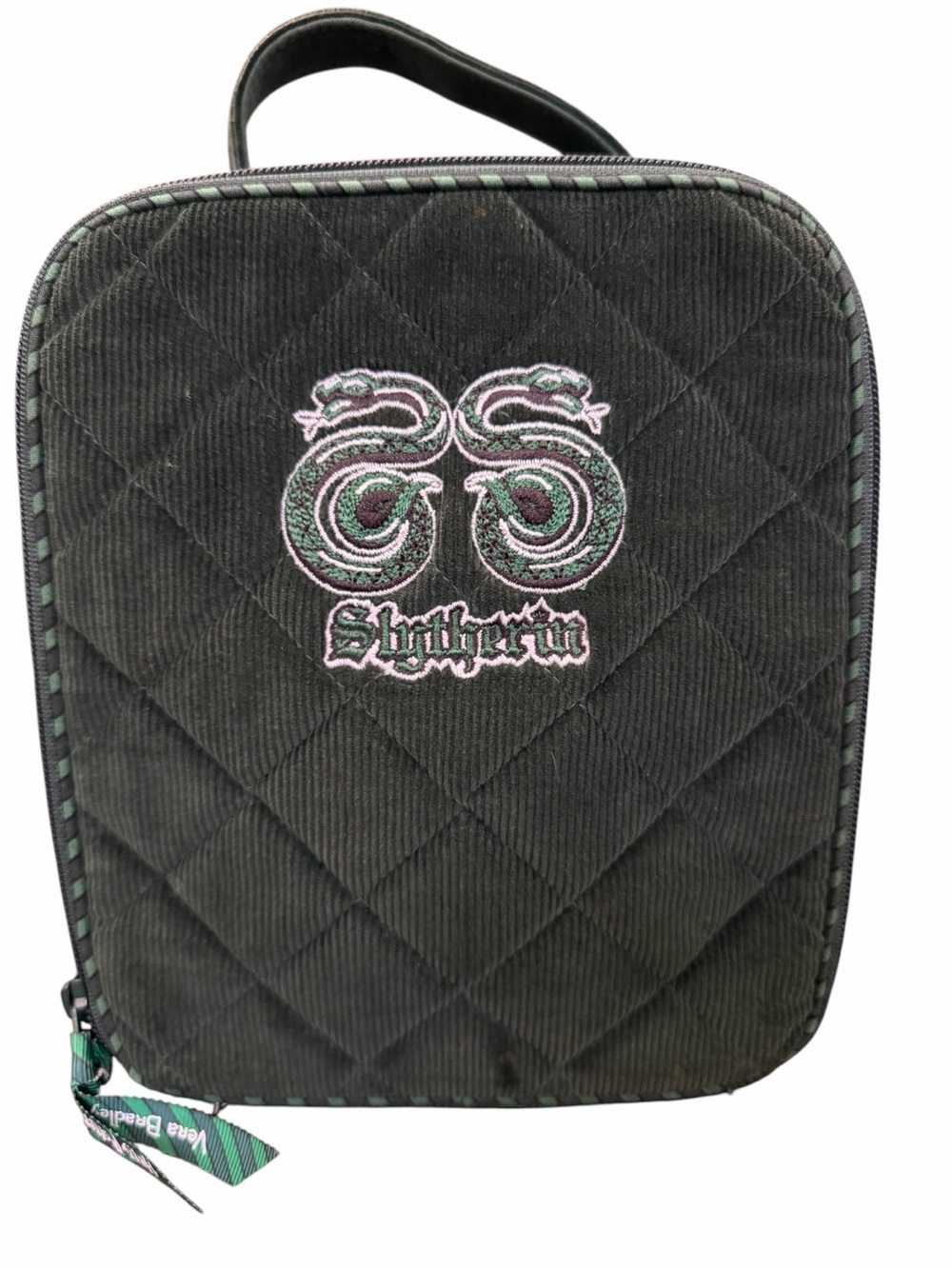 Vera Bradley Green Harry Potter Slytherin Lunch Bag